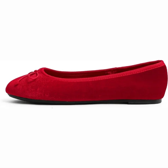 Red ballet flat - Picture 3 of 4